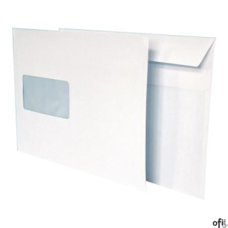 Koperty C5 SK białe okno prawe klejona po długim boku (500) NC 11427199