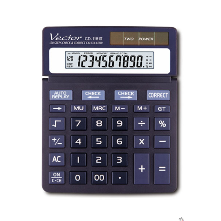 Kalkulator VECTOR CD1181 10 pozycyjny
