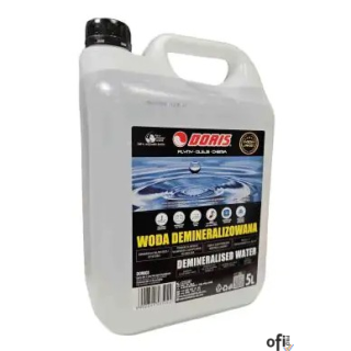 Woda destylowana, zdemineralizowana 5l kanister DORIS