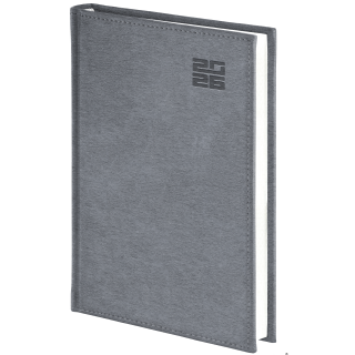 Kalendarz A4 dzienny Aluminium Standard 237 A4DB srebrny 2026 WOKÓŁ NAS