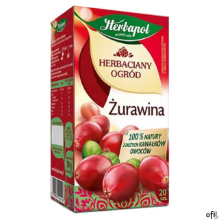 Herbata HERBAPOL HERBACIANY OGRÓD Żurawina (20 saszetek)