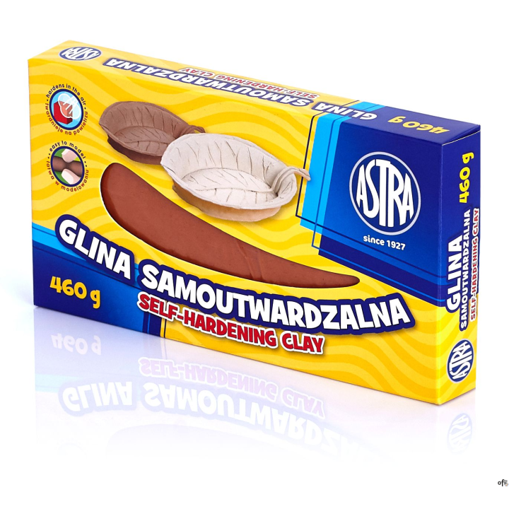 Glina samoutwardzalna Astra 460g - terakota, 83810909