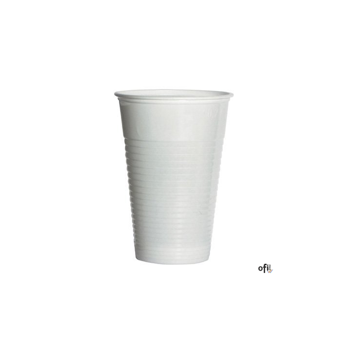 Kubek plastikowy biały 200ml do zimnych napojów (100szt) 30103