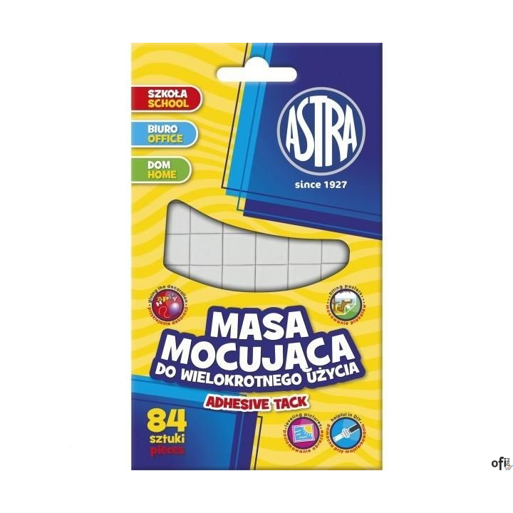 Masa mocująca 50g - 84 kwadraciki ASTRA, 401114004