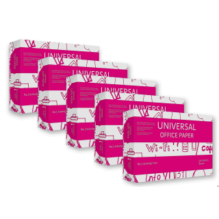 Papier xero A4 Universal 75g  karton 5 ryz białość 160