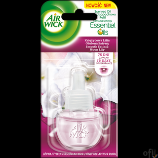 AIR WICK odświeżacz Elektryczny wkład 19 ml Księżycowa Lilia Zmysłowa Satyna 18215
