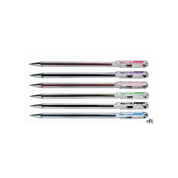 Długopis 0,7mm SUPERB czarny BK77-A PENTEL
