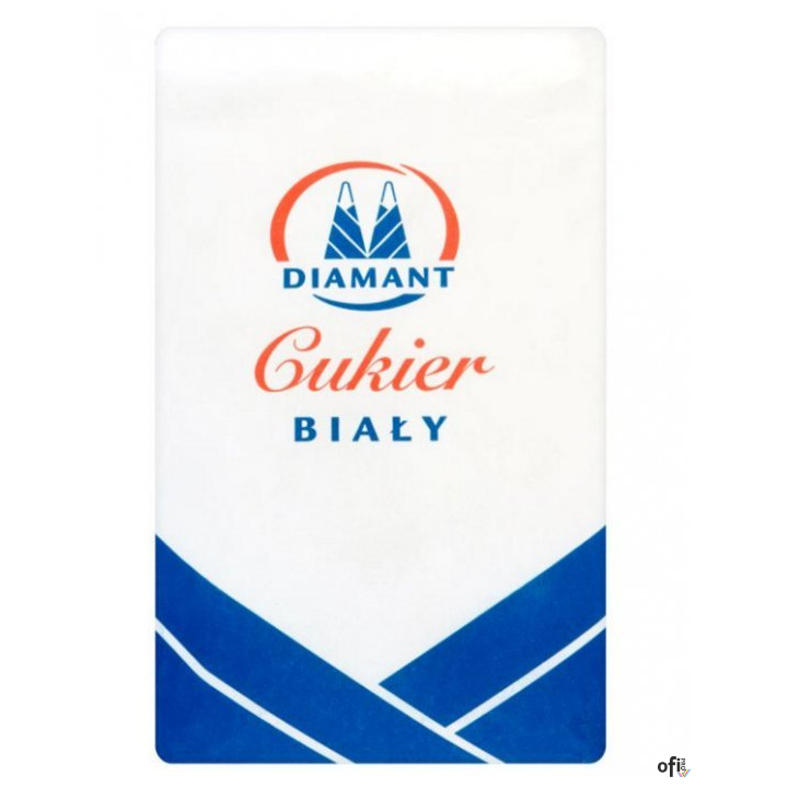 Cukier biały sypki 1kg DIAMANT