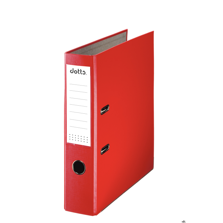 Segregator ekonomiczny DOTTS A4/75mm czerwony (627603)