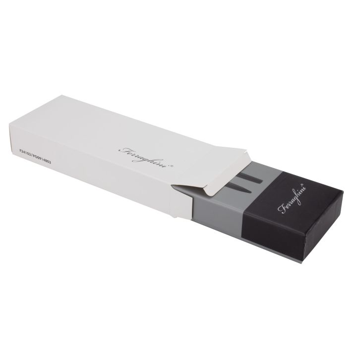 Zestaw piśmienny długopis i pióro kulkowe Ferraghini GLADYS - Czarny