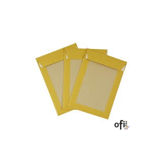 Koperta B4 HK brązowa usztywniony tył TK 250x353 przód100/tył350g NC 91733037