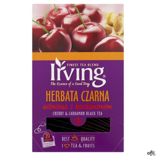 Herbata IRVING wiśnia z kardamonem 20 kopert 1,5g czarna