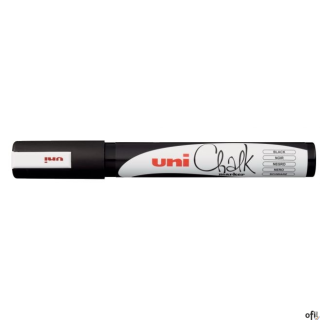 Marker z farbą kredową CHALK PWE-5M czarny UNI UNPWE5M/DCA