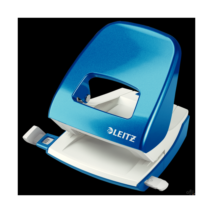 Dziurkacz 5008 LEITZ WOW metaliczny niebieski 30 k duży metalowy 50081036