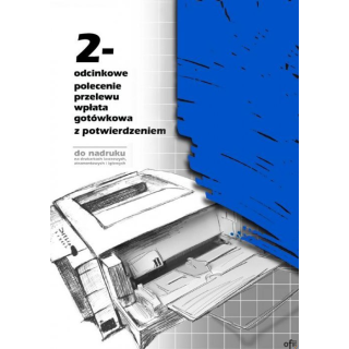 F-111-2 2-odcinkowe polecenie przelewu MICHALCZYK&PROKOP A4 100 kartek