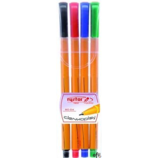 Cienkopis RYSTOR RC-04 etui 4szt. 403-220