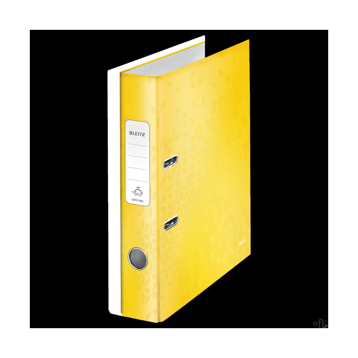 Opatentowany mechanizm 180_ umożliwiający o 50% szersze otwarcie i o 20% szybsze segregowanie dokumentów_Stylowa etykieta na grz