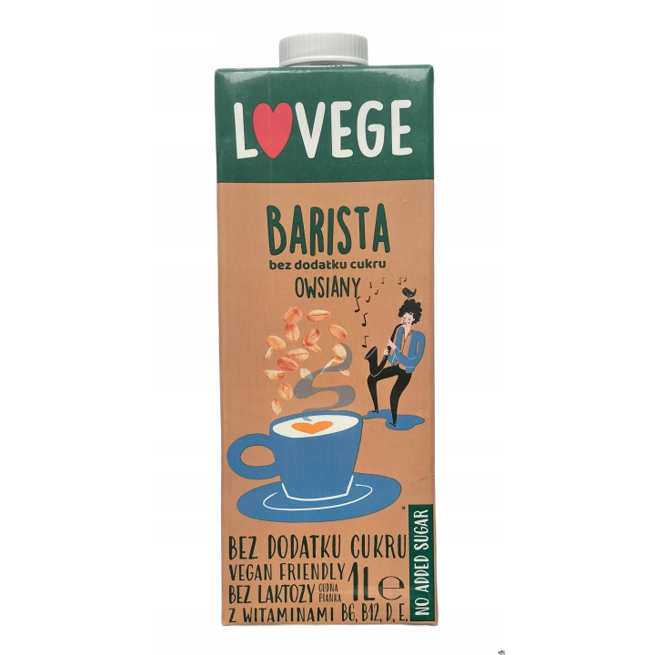 Napój roślinny SANTE OWSIANE 1L LOVEGE BARISTA