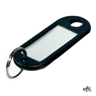 Zawieszka do kluczy czarna (100szt.) ARGO 607112