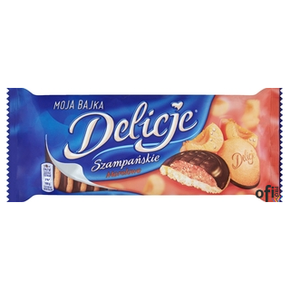 Ciastka DELICJE Szampańskie morela 147g