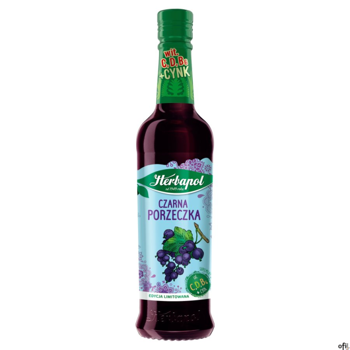 Syrop HERBAPOL Czarna porzeczka 420ml