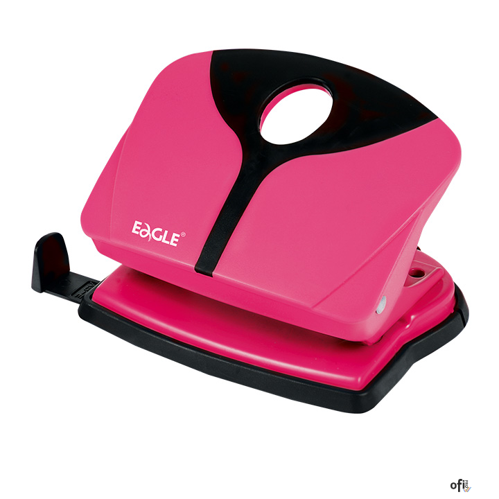 Dziurkacz EAGLE TYP6602 110-1688 różowy 16 kartek