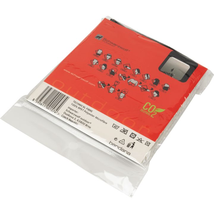 Chusta wielofunkcyjna BANDANA Schwarzwolf - Czarny