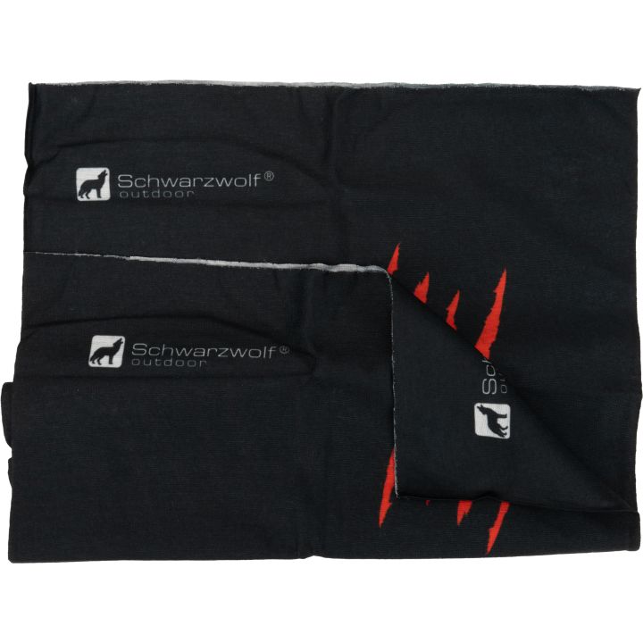 Zestaw lornetka, bandana, nóż CROSSET Schwarzwolf - Czarny