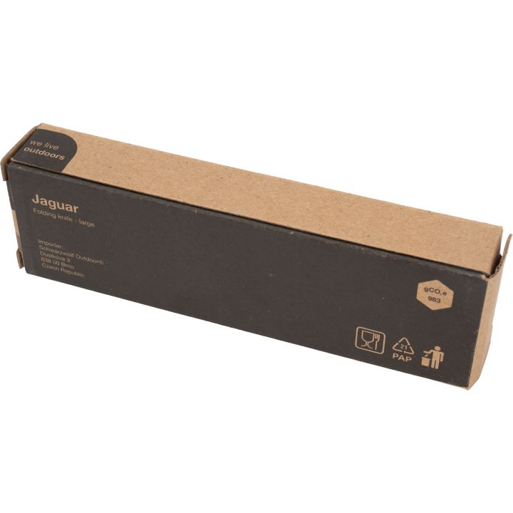 Nóż składany duży JAGUAR Schwarzwolf - Brązowy