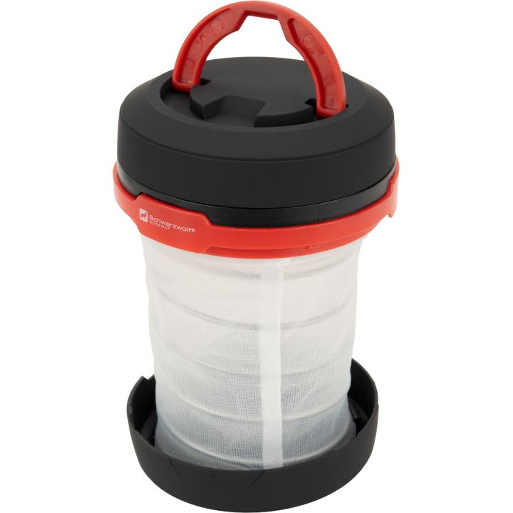 Latarka kempingowa LUCA Schwarzwolf - Czerwony