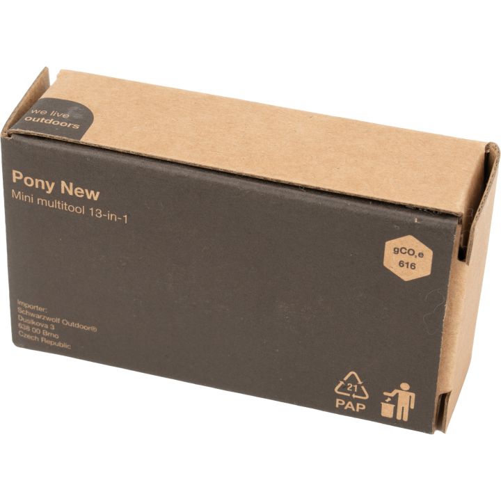 Narzędzie wielofunkcyjne PONY NEW Schwarzwolf - Pomarańczowy
