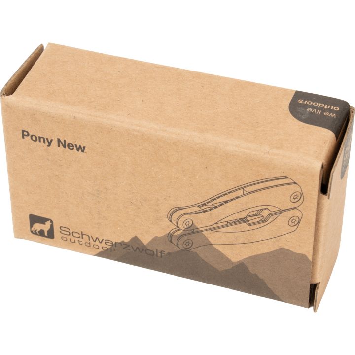 Narzędzie wielofunkcyjne PONY NEW Schwarzwolf - Czerwony
