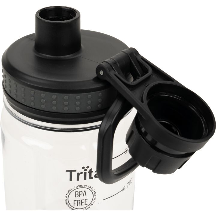 Butelka z tritanu 800 ml KIBO Schwarzwolf - Przeźroczysty