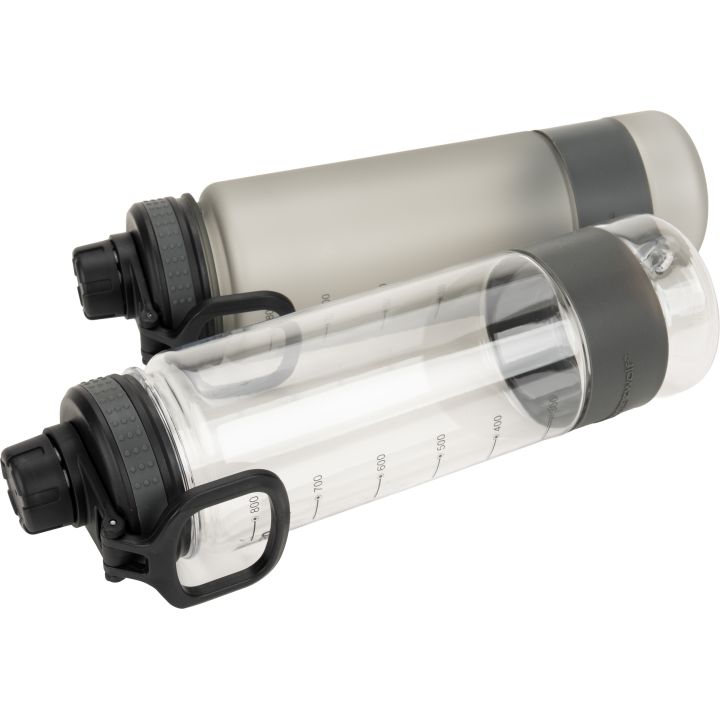 Butelka z tritanu 800 ml KIBO Schwarzwolf - Przeźroczysty