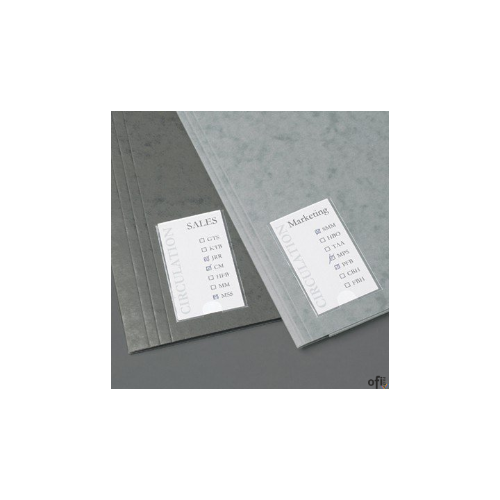 Samoprzylepne kieszenie na etykiety 3L 35x75mm 10320 (12 sztuk)