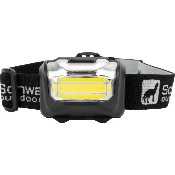 Latarka czołowa LED TRONADOR Schwarzwolf - Czarny