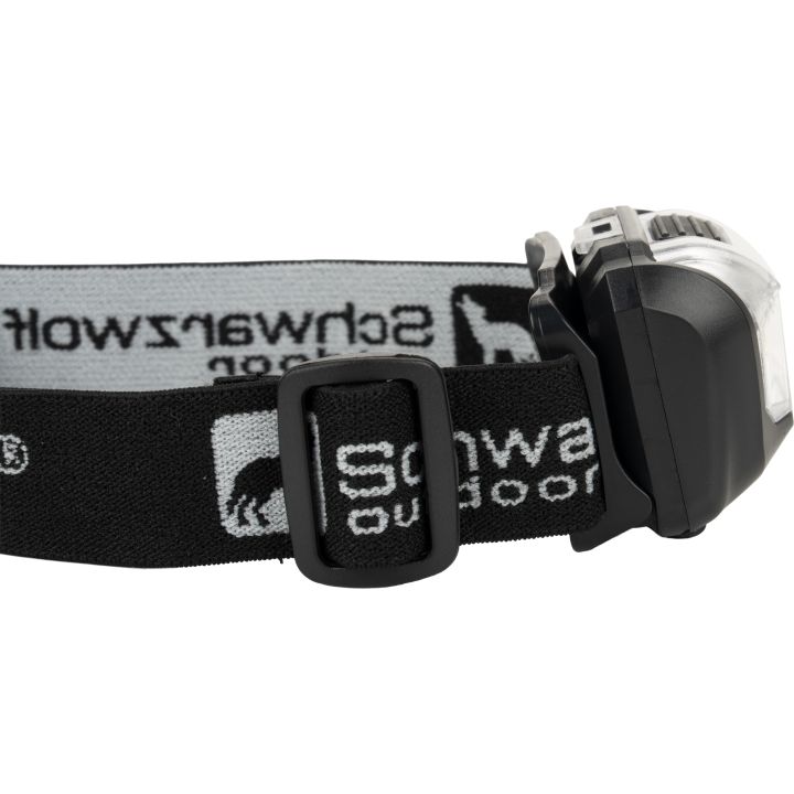Latarka czołowa LED TRONADOR Schwarzwolf - Czarny