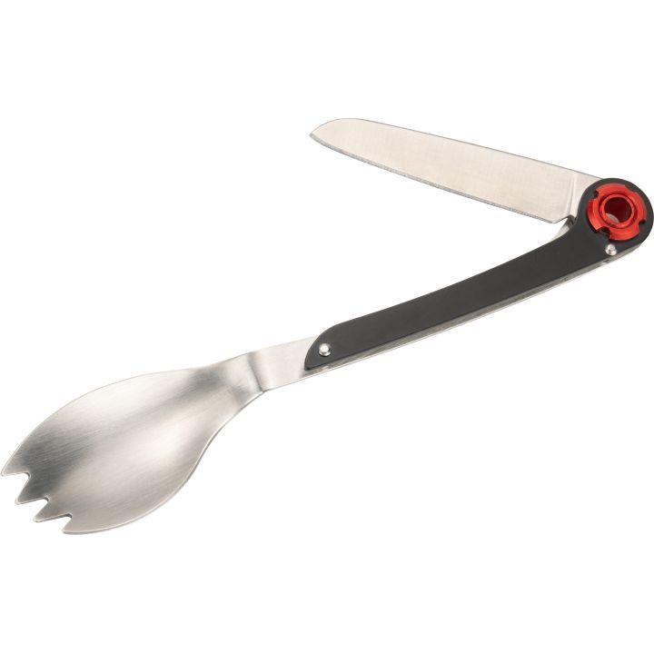 Sztućce turystyczne LATEMAR Schwarzwolf - Czarny