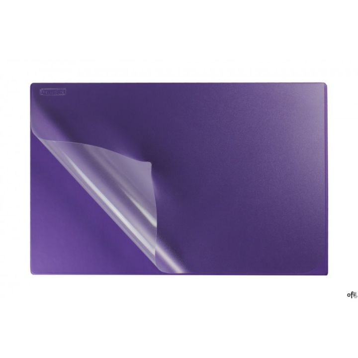 Podkład na biurko z folią 38x58 violet BIURFOL KPB-01-05