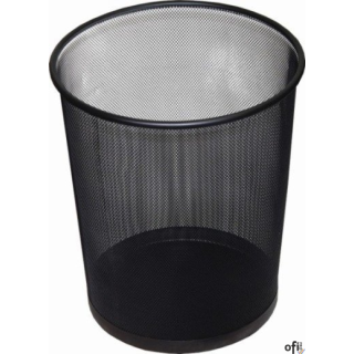 Kosz biurowy DOTTS 12L siatka czarny 266x218x280mm