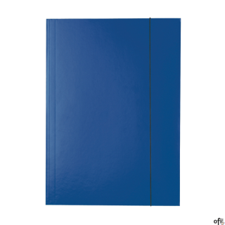 Teczka lakierowana z gumką A4 granatowa ESSELTE 13434