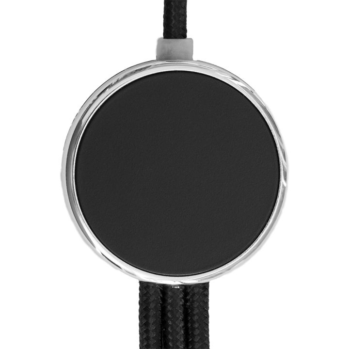 Kabel 3w1 z podświetlanym logo długi 120 cm, W201TG - Czarny