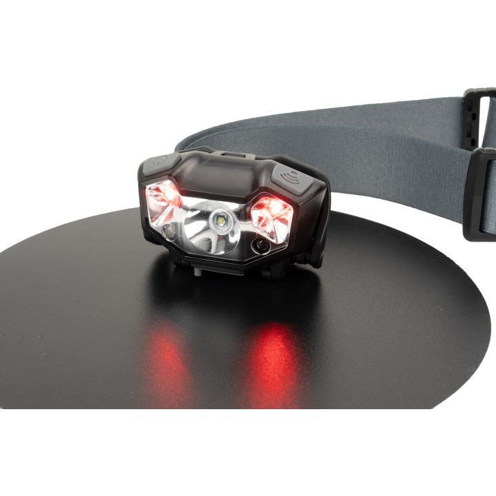 Latarka czołowa MINO Schwarzwolf - Szary