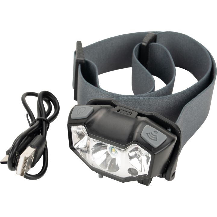 Latarka czołowa MINO Schwarzwolf - Szary