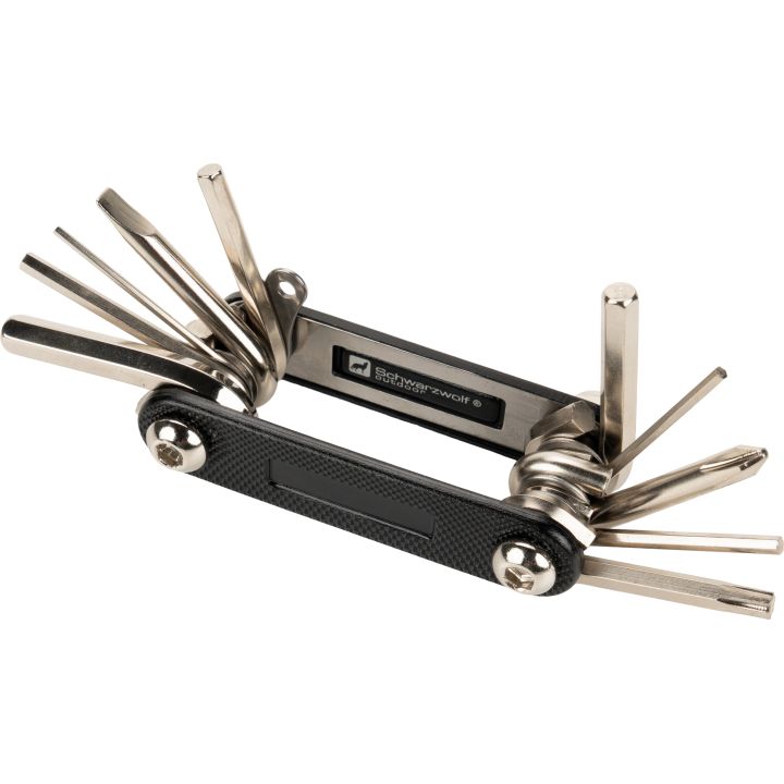 Zestaw narzędzi rowerowych TIBESTI Schwarzwolf - Czarny