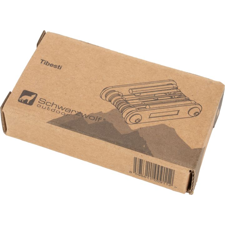 Zestaw narzędzi rowerowych TIBESTI Schwarzwolf - Czarny