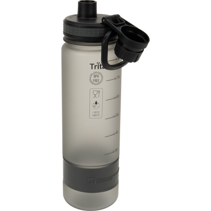 Butelka z tritanu 800 ml KIBO Schwarzwolf - Szary