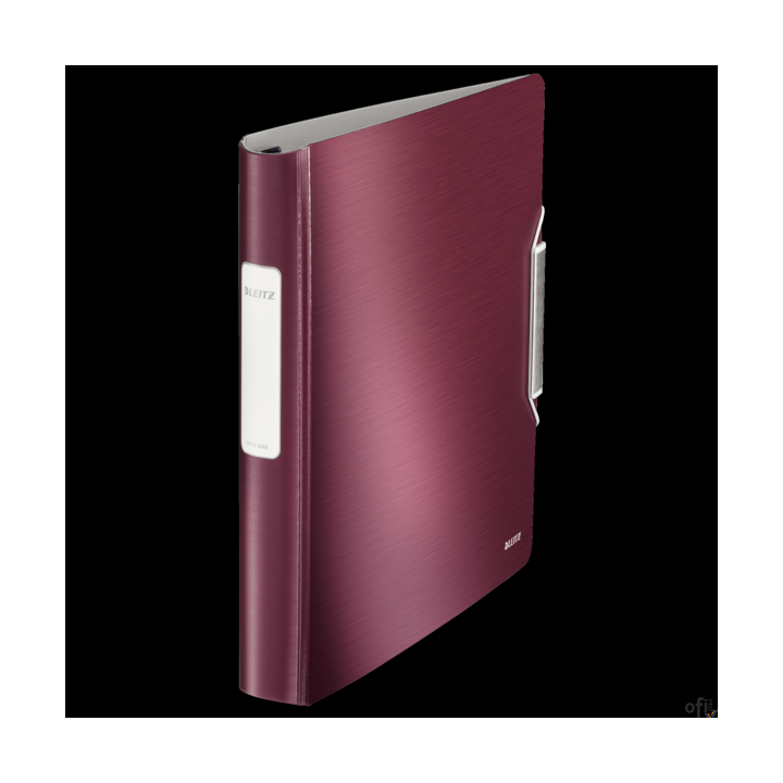 Segregator_ringowy Leitz Style, 4DR/30mm Softclick, ciemnoczerwony 42450028