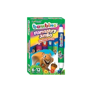 Flamastry BAMBINO dwustronne Jumbo 6 sztuk/12 kol. 5938