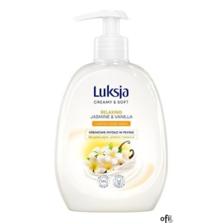 LUKSJA Mydło w płynie z dozownikiem 500 ml JAŚMIN & VANILLA 8919